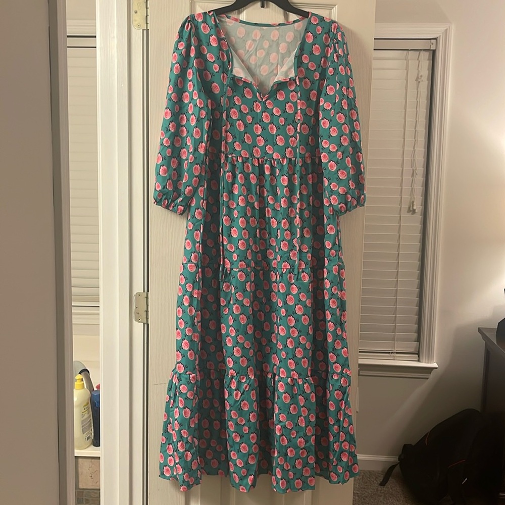 Floral amazon maxi dress